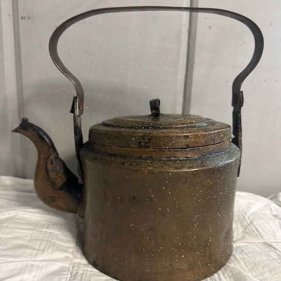 Vintage Brass Teapot with Handle
